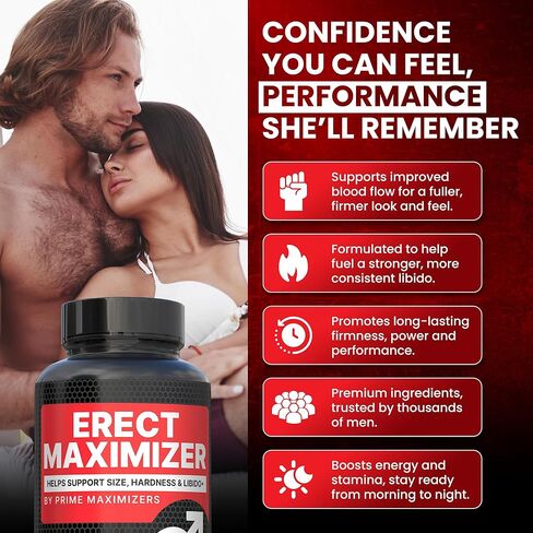 Premium Male Enhancement | Rapid Acting Blood Flow Support | Bigger, Rock Hard, Longer | 117% Higher Dosage for Maximum Results | California Manufactured, 3rd Party Tested – 90 Caps in Saudi Arabia