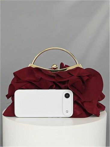 GORGLITTER Women's Clutch Purse Floral Formal Evening Handbag Chain Strap Shoulder Bag in Saudi Arabia
