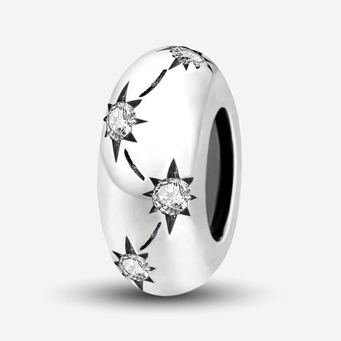 1 PC Fashionable Silver Religious Belief Series Pendant beads Charm Suitable for DIY Women's Jewelry in Saudi Arabia