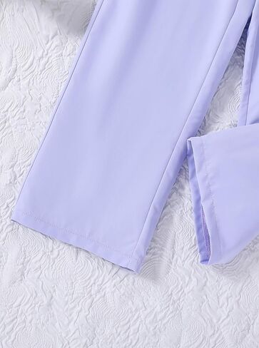 Girls 2 Piece Outfit Set Spaghetti Strap Crop Top and Wide Leg Pants Summer Fashion Suit for Kids and Teens in Saudi Arabia