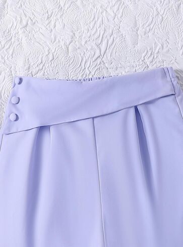 Girls 2 Piece Outfit Set Spaghetti Strap Crop Top and Wide Leg Pants Summer Fashion Suit for Kids and Teens in Saudi Arabia