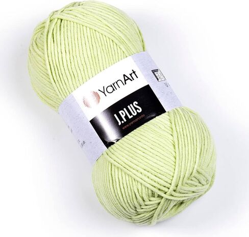 Yarn Art Jeans Plus Yarn, 55% Cotton 45% Polyacrylic, 100 g (3.5 oz), 160 m (174 yds), Yarn Weight: 4 : Worsted-Aran (11) in Kuwait