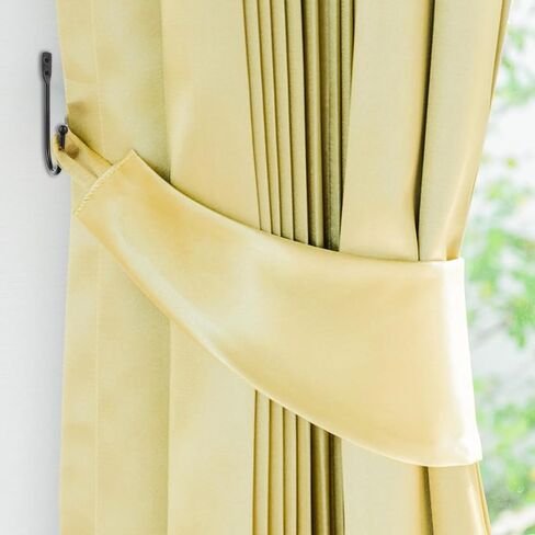 8 PCS Black Curtain Tie Backs Decorative Drapery Holders for Wall, Curtains Holdbacks Vintage Rustic Style Decor U Shaped Curtain Pull Backs,Black, Come with Screws in Saudi Arabia