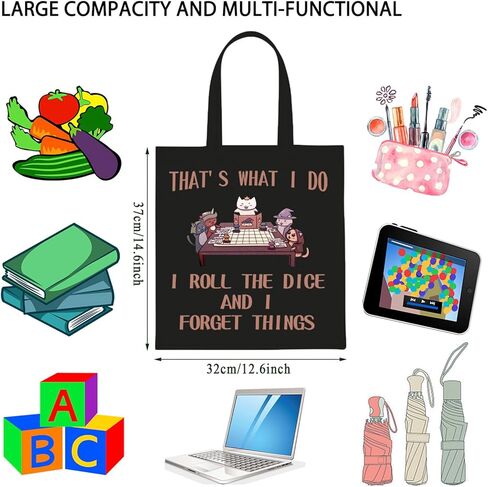WCGXKO Board Game Inspired Tote Bag Mythical Game for Cat Lover in Saudi Arabia