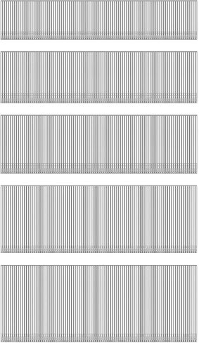 HW HAMWOO 18 Gauge 304 Stainless Steel Brad Nails,18 GA Nail Gun Nails Assorted, Suitable for Most Brand of 18 Gauge Pneumatic and Electric Brad Nailer(1-1/4",1",3/4",5/8",2/5") in Kuwait