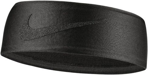 Nike Fury Glitter Headband - Metallic Black, Unisex - OSFM in Saudi Arabia