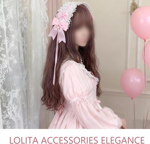 Lolita Headband– Lolita Accessories Lace Headband,Maid Costume Accessories Headpiece for Lolita Dress Cosplay in Kuwait