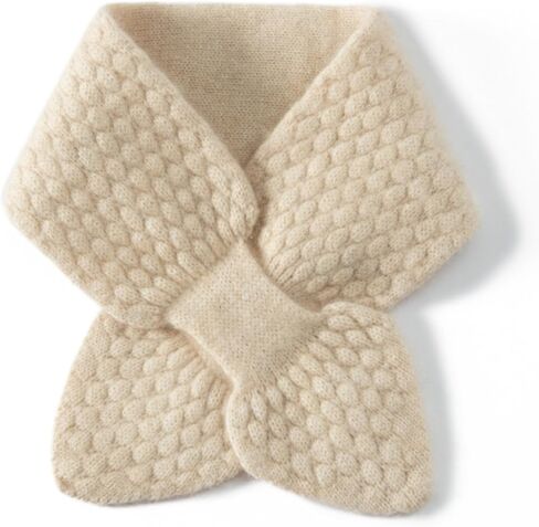 Knit Triangle Scarf for Women Knitted Pull Through Mini Scarf Y2k Neckerchief Fisherman Aesthetic Accessories in Saudi Arabia