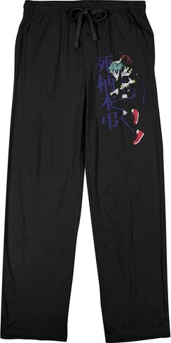 Bioworld My Hero Academia Tomura Shigaraki Character Men's Black Graphic Sleep Pajama Pants in Saudi Arabia