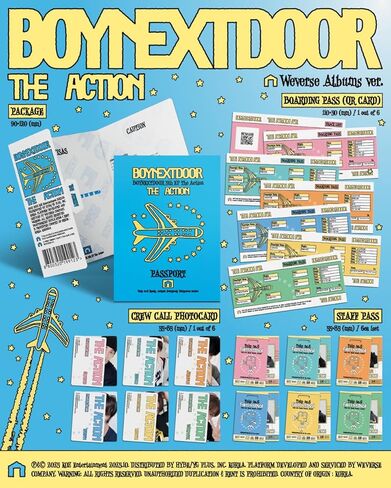 BOYNEXTDOOR [ The Action ] 5th EP Album (Weverse) in Saudi Arabia