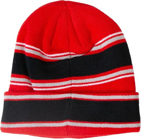 Nike Big Kids Stripe Beanie & Gloves 2-Piece Set - Black/Red - One Size Fits All (8-20) in Saudi Arabia