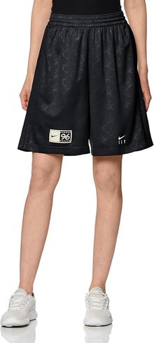 Nike Dri-Fit Women's Swoosh Fly 96 Basketball Shorts Flared Small Black/White in Saudi Arabia