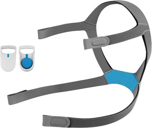 غطاء رأس F40 بديل متوافق مع قناع AirFit F40، حزام رأس F40 ناعم قابل للتعديل مع قطعتين من المشابك المغناطيسية in Saudi Arabia