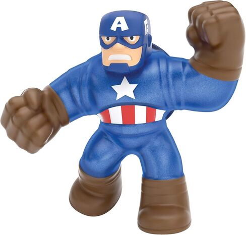 Heroes of Goo Jit Zu Marvel Hero Pack. Captain America - Sam Wilson - Squishy 4.5" Tall in Saudi Arabia