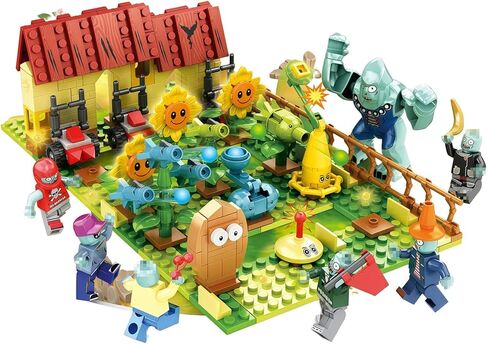 JHESAO Plants and Zombies Toys Zombies Assembly PVZ Action Figures PVZ Assemblable Toys Set 1 2 Series Great Gifts for Kids and Fans,Birthday and Christmas Party New in Saudi Arabia