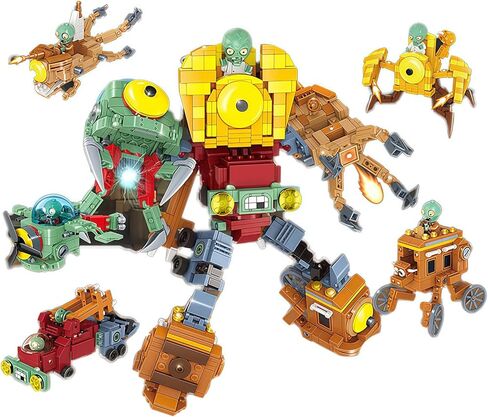 JHESAO Plants and Zombies Toys Zombies Assembly PVZ Action Figures PVZ Assemblable Toys Set 1 2 Series Great Gifts for Kids and Fans,Birthday and Christmas Party New in Saudi Arabia