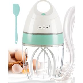 MIGECON Stand Mixer,kitchen mixer,Electric Egg Beater,Electric Cream Mixer,Shampoo & dogs Body Wash Foam Whipper,Portable rechargeable automatic mixer.