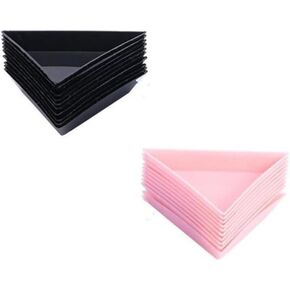 20 Pcs Triangle Bead Sorting Trays, Plastic Tray Storage Display Plate for Beads, Nail Art, Rhinestones, Gems, Diamond Paintings