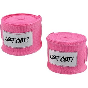 Get Out! Boxing Wraps Pair 180in Hand Wrap Boxing Support Wrist Wraps Training or Fitness Kickboxing Hand Wraps in Kuwait