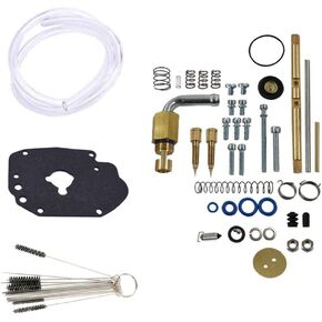 CQYD New Carb Repair Kit For S&S Master Rebuild Kit Fit Super E Carburetor with Carb Nylon Tube Brush Cleaning Set