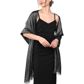 FURTALK Womens Sparkling Shawls and Wraps For Evening Party Bridal Wedding Formal Dresses