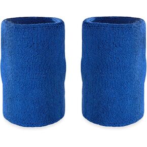 Suddora 6" Doublewide Wrist Bands/Armbands (Pair) - Thick Sweatbands for Basketball, Tennis, Baseball, Gym in Kuwait