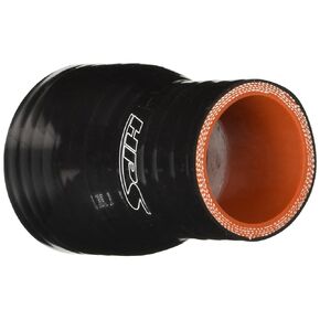 HPS Silicone Hoses HTSR-138-175-BLK Silicone High Temperature 4-ply Reinforced Reducer Coupler Hose, 100 PSI Maximum Pressure, 3" Length, 1-3/8" > 1-3/4" ID, Black