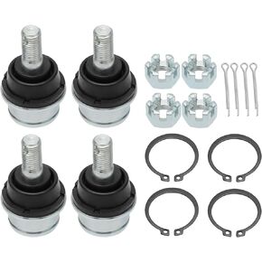 Ball Joint Kit Upper & Lower for Yamaha Rhino 450 660 700 Grizzly 350 400 450 Kodiak 400 450 Big Bear 400 Wolverine 350 450 Bruin 350 OEM# 37S-23549-01-00