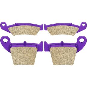 ECCPP Brake Pads Fits for Honda CRF450R CRF250R CR250 CR125 CRF450X CRF250X CRF450 CRF250 CR250R CR125R, FA185 FA346 Front and Rear Sintered Brake Pads