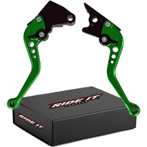 عتلات فرامل قصيرة للنينجا 250R 08-12، Ninja300R Z300 13-18، نينجا 400 Z400 18-22، Z250/SL 16-17، Z125 pro 17-20، KLX125 10-16، KLX250/D-TRACKER 08-16 ,نينجا 125 2019,فيرسيس 300 اكس 17-20-اسود