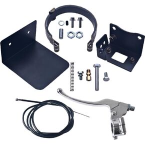 QASKEHKT 4" Clutch Brake Band Mounting Bracket and 7/8" Brake Lever for Predator Briggs Clinton Tecumseh Minibike and Go Kart for GX160, GX200, GX390