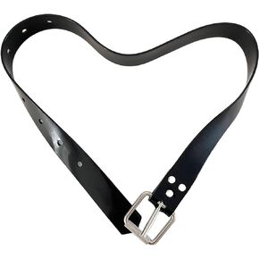 Aquatic Hunt - 50" (1.27M) Black Silicone Dive Weight Belt with 316 Stainless Steel Roller Buckle