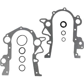 DNJ TC1135 Timing Cover Gasket for 1990-2010, Chrysler, Dodge, Plymouth, Eagle, Volkswagen, Caravan, Concorde, Dynasty, Grand Caravan, Imperial, Pacifica, Routan, 3.3L-3.8L, V6, OHV, 201cid, 321cid