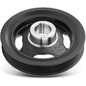 A-Premium Engine Harmonic Balancer Pulley Compatible with Nissan Sentra 07-19, Versa 07-13, Juke 11-17, NV200 13-20, Kicks 17-19, Cube 09-14 & Chevrolet City Express 15-18, DOHC L4 1.6L 1.8L 2.0L