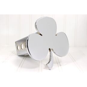 Custom Hitch Covers 12631-Chrome Shamrock Hitch Cover, 2"