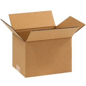 Aviditi 976 Corrugated Cardboard Box 9" L x 7" W x 6" H, Kraft, for Shipping, Packing and Moving (Pack of 25)