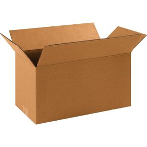 PARTNERS BRAND 16 x 8 x 8 Corrugated Cardboard Boxes, Long 16"L x 8"W x 8"H, Pack of 25 | Shipping, Packaging, Moving, Storage Box for Home or Business, Strong Wholesale Bulk Boxes