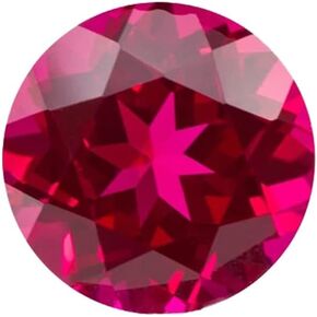 LETMEXC Top Lab نمت روبي الياقوت الأحجار الكريمة حية حمراء وحيوية ماس أزرق قطع مستديرة مع GRC Cartificate للمجوهرات المخصصة in Kuwait