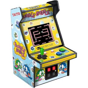 My Arcade My Arcade Mappy Micro Player: قابل للتشغيل بالكامل، 6.75 بوصة، شاشة ملونة، مكبر صوت، أزرار الصوت، مقبس سماعة الرأس، بطارية أو USB صغير يعمل بالطاقة - ألعاب إلكترونية