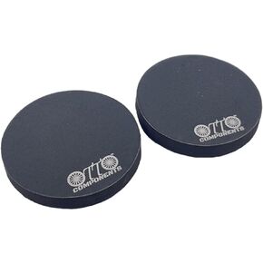 Otto Components HED & Profile Design Venturi Disc Round O-Pads Replacement Aerobar Arm Pads with Adhesive Backed Hook Sheet for Triathlon & Time Trial Bikes