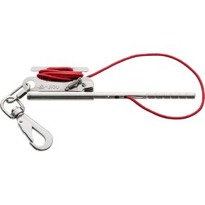 A MC JIOU Fish Stringer Spearfishing Clip with Scalable Cord Length and Made of Stainless Steel