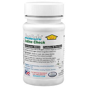 Industrial Test Systems 480018 SenSafe Iodine Test