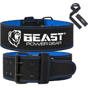 Weight Lifting Belts - Free Strap 4" Wide 10mm Thick for Weightlifting Bodybuilding Powerlifting Belt Superior Back Support Gym Belts for Men Women