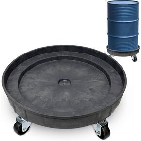 BISupply Plastic 30 55 Gal Drum Dolly Barrel Cart Barrel Dolly for 55 Gallon Drum Dolly 55 Gallon 30 Gallon Drum Dolly