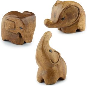 Tapeera Owl Decor - Owl Gifts for Women and Owl Lovers - Decorative Owl Figurines - Wood Owl Statue Figure - Cute Owl Decorations for Home Kitchen Bathroom Bedroom - Owl Sculpture - Mini Owl Ornament