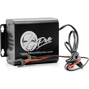 Mouse Blocker Pro 12Volt High Powered Ultrasonic Mouse and Rodent Deterrent with with an Eviction Mode and Dual Strobing LEDs for Your Vehicle