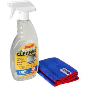 Screen Cleaner Kit with Included Microfiber Cloth - Alchohol-Free 22oz - for LCD, Plasma, & Touch Screens