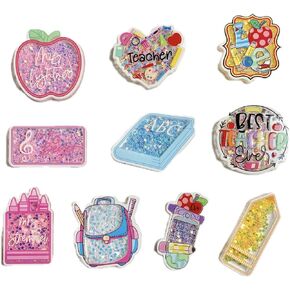 WarmWhisper Charms Compatible with Bogg Bag, Teacher Accessories for Bogg Bag,Charms Compatible with Simply Southern Totes
