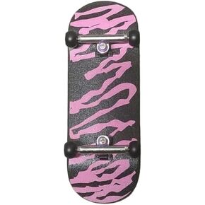 LEEFAI Professional Fingerboard Complete 34mmx96mm Maple Wood 5 Layers Wood UV Printing Deck Board-The Beginner Board with Professional Trucks and Pom CNC Bearing Street Wheels