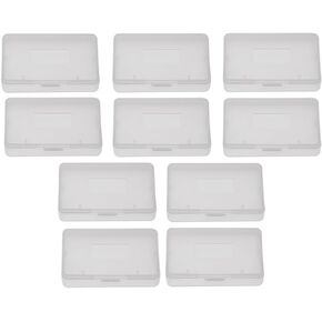Yunir 10 Pcs Game Case, Cartridge Game Case Transparent Anti Dust Cover for Nintendo Game Boy Advance GBA 2.56 x 1.57 x 0.31inch Size